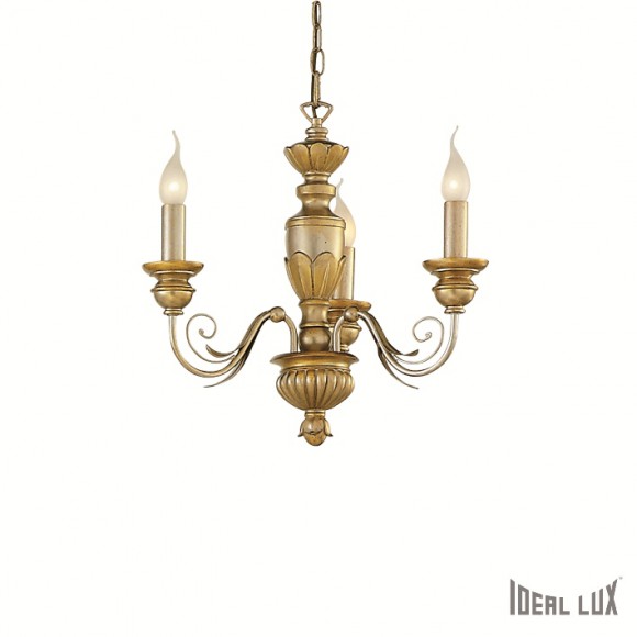 závěsné stropní svítidlo Ideal lux Dora SP3 3x40W E14  - rustikální monumentální serie