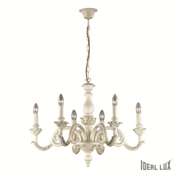 Ideal Lux 088570 závěsné stropní svítidlo Giglio Bianco 6x40W|E14