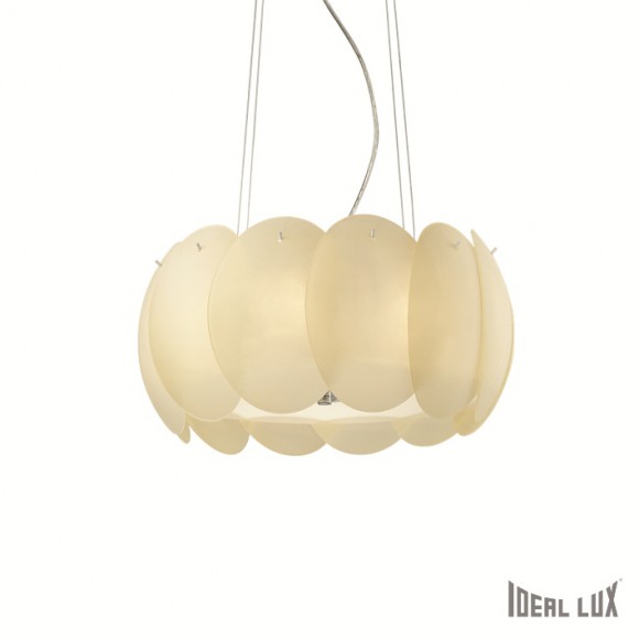 závěsné svítidlo Ideal lux Ovalino Ambra SP5 5x60W E27 - moderní design