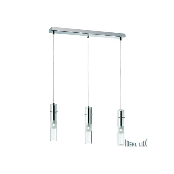 Ideal Lux 089621 závěsné stropní svítidlo Bar 1x40W|G9 - chrom