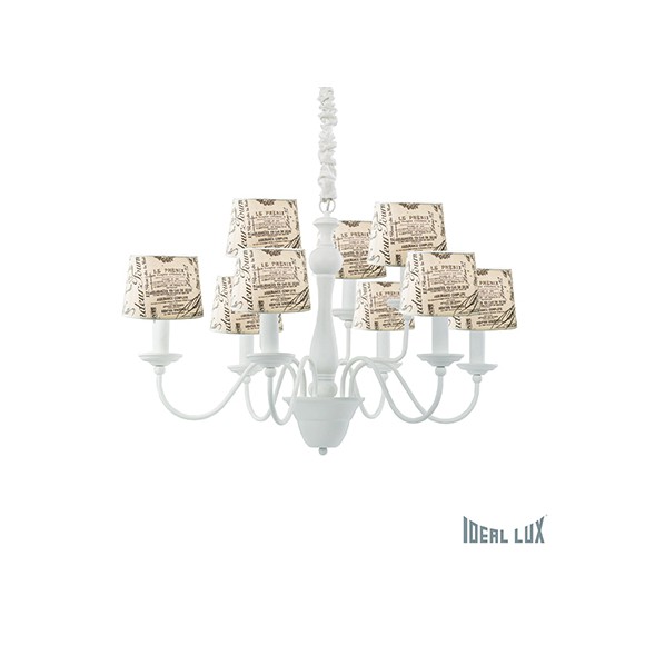 závěsné svítidlo Ideal lux Coffee SP9 9x40W E14  - komplexní stylové osvětlení