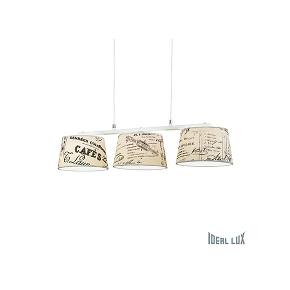 závěsné svítidlo Ideal lux Coffee SB3 3x40W G9  - komplexní stylové osvětlení