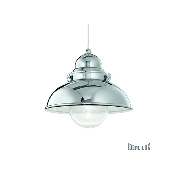 závěsné svítidlo - lustr Ideal lux SAILOR 1x60W E27  - chrom