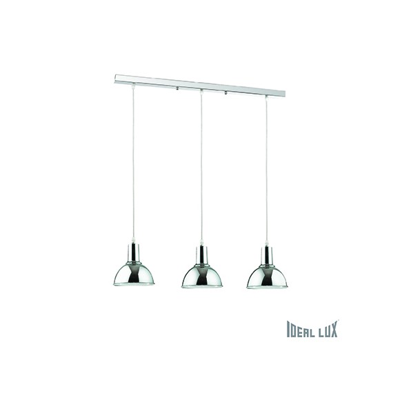 závěsné svítidlo - lustr Ideal lux BENNY 3x60W E27  - chrom