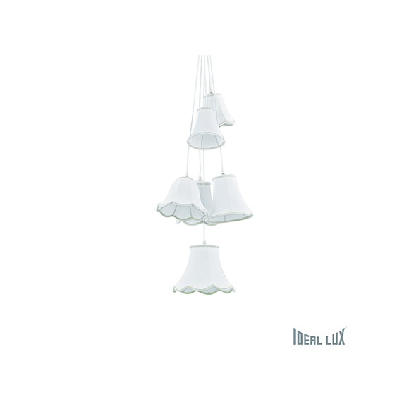 Ideal Lux 110622 závěsné stropní svítidlo Classic 6x60W|E27 - bílé
