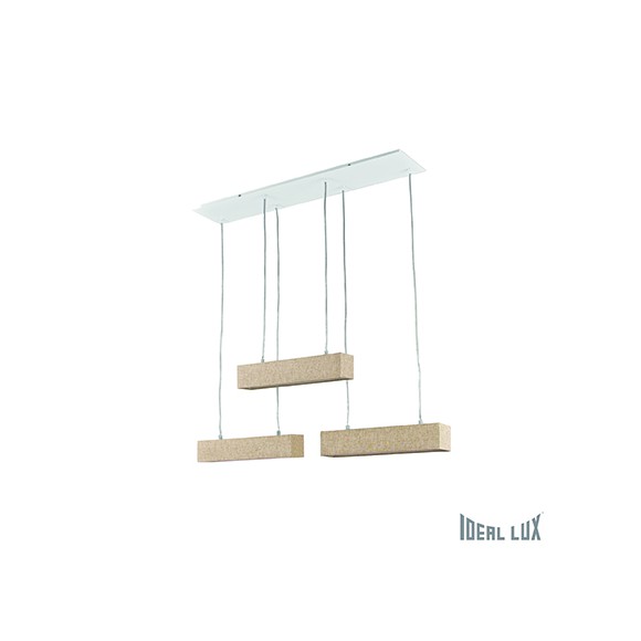 Ideal Lux 110790 závěsné stropní svítidlo Canvas 6x40W|G9 - krémové