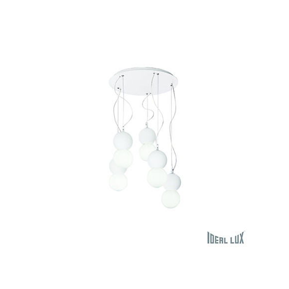 závěsné svítidlo - lustr Ideal lux TWO 5x60W E27  - bílá