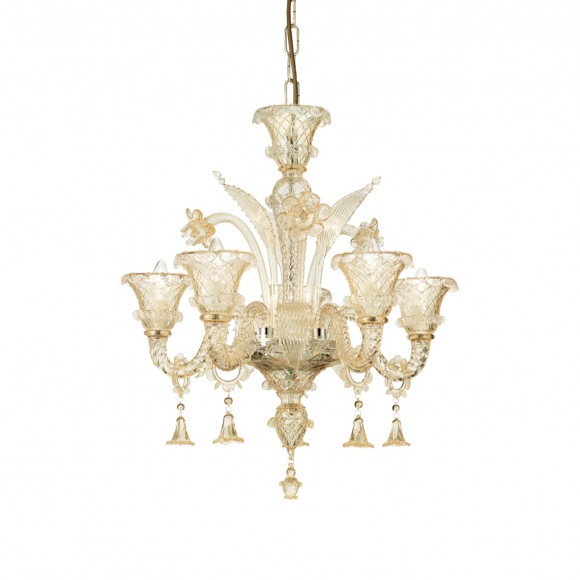 Ideal Lux 137377 závěsné stropní svítidlo Antoinetta 5x40W|E14