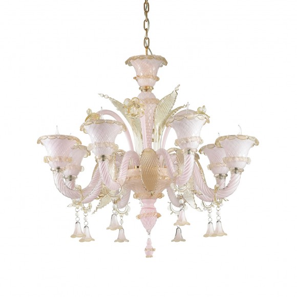 závěsný lustr Ideal Lux Antonietta SP8 8x40W E14 - luxusní romantika