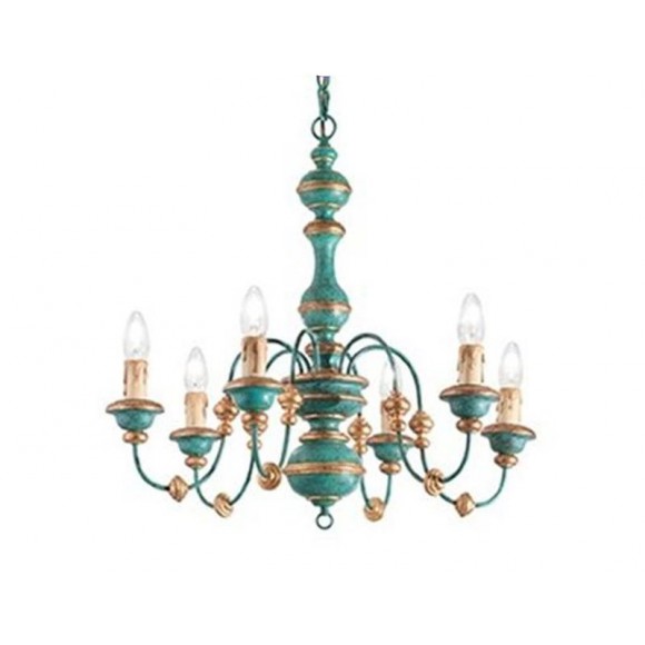 Závěsný lustr Ideal Lux Pisa SP8 093567