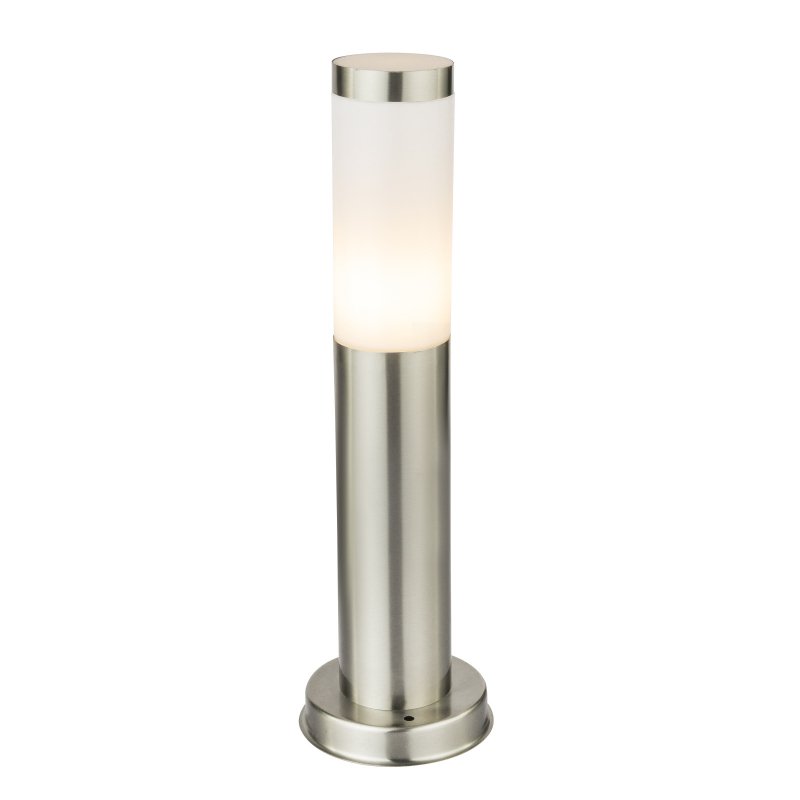 Globo 3158 outdoor standing lamp Boston 1x60W | E27 | IP44 - stainless steel, opal