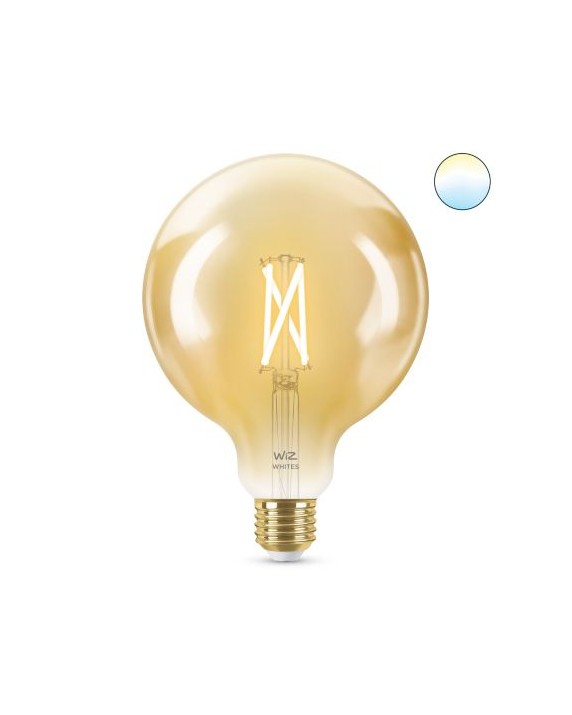 WiZ Tunable white 8718699786816 inteligentní LED designová žárovka E27 | 1x6,7W | 640lm | 2000-5000K - tvar globe