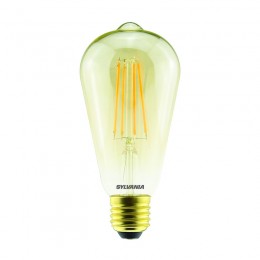 Sylvania 0029307 LED žárovka filament 1x6W | E27 | 560lm | 2500K