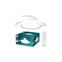 Philips 8721103096067 LED ventilátor s osvětlením Bliss | 35W integrovaný LED zdroj | 4500lm | 2700