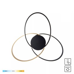 Zuma Line 20169-GD LED přisazený lustr BOLD | 60W integrovaný LED zdroj | 3000/4000/6000K