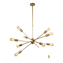 Searchlight 29010-10GO Alpha závěsné svítidlo E27 10 x 60W