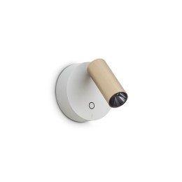 Ideal lux 347493 LED bodové nástěnné svítidlo ELF | 3W integrovaný LED zdroj | 200lm | 3000K