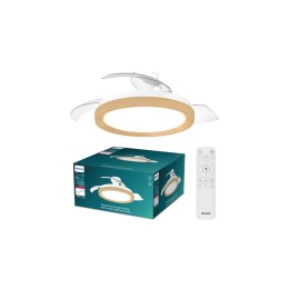 Philips 8721103128294 LED ventilátor s osvětlením Bliss | 35W integrovaný LED zdroj | 4500lm | 2700