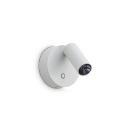 Ideal lux 347479 LED bodové nástěnné svítidlo ELF | 3W integrovaný LED zdroj | 200lm | 3000K