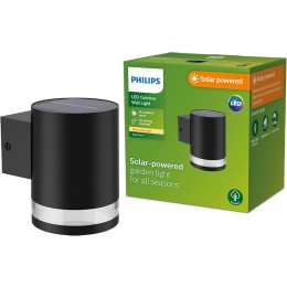 Philips 8720169265547 LED solární venkovní nástěnné svítidlo Fyce | 1,5W integrovaný LED zdroj | 200