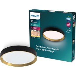 Philips 8720169301337 LED přisazené stropní svítidlo Hanno | 24W integrovaný LED zdroj | 2700lm | 27