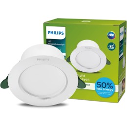 Philips 8720169308169 LED zápustné svítidlo Diamond Cut | 4,8W integrovaný LED zdroj | 800lm | 3000K