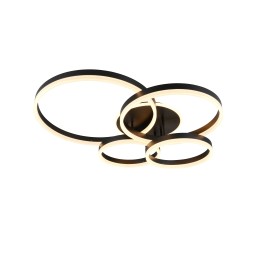 Trio 632210432 LED přisazený lustr DRAKE | 50W integrovaný LED zdroj | 5850lm | 2700-6500K