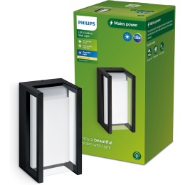 Philips 8720169266711 LED venkovní nástěnné svítidlo Pyrona | 12W integrovaný LED zdroj | 1500lm | 2