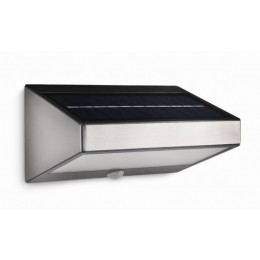 Philips 17811/47/16 LED venkovní solární nástěnné svítidlo s čidlem Greenhouse 1x1,5W|2700K|IP23