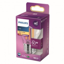 Philips 8718699762315 LED žárovka 1x6,5W | E27 | 806lm | 2700K