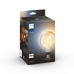 Philips Hue 8719514301542 LED filamentová žárovka G125 1x7W | E27 | 550lm | 2200-4500K