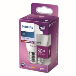 Philips 8719514309722 LED žárovka 7W/60W | E27 | 806lm | 4000K | P48