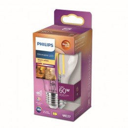 Philips 8719514323834 LED filamentová žárovka 5,9W/60W | E27 | 806lm | 2200-2700K | A60