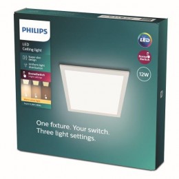 Philips 8719514326620 LED stropní panel Super Slim 1x12W | 1050lm | 2700K