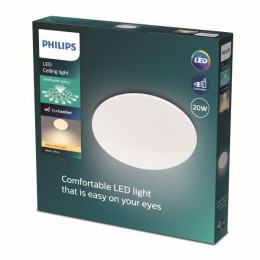 Philips 8719514335110 LED stropnice Moire CL200 1x20W | 2000lm | 2700K