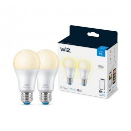 WiZ Dimmable 871951455007 sada LED žárovek 2x8W | E27 | 806 lm | A60 | 2700K