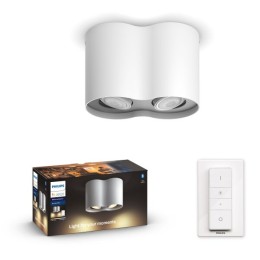 Philips Hue 8720169320178 LED bodové stropní svítidlo Pillar | 4,2W GU10 | 2x400lm | 2200-6500K