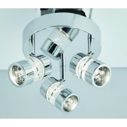 Searchlight 4413CC LED přisazený bodový lustr Bubbles 3x4,5W | 1050lm | 3000K | IP44