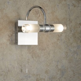 Searchlight 2555CC LED koupelnové nástěnné svítidlo Bathroom 2x2,5W | G9 | 400lm | 3000K | IP44