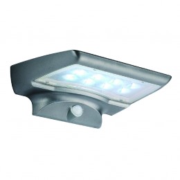 EMITHOR 65251 STARGATE solární nástěnné exteriérové ​​svítidlo se senzorem 8xLED 0,5W = 350lm IP44