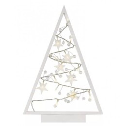 Emos DCWW27 LED vánoční dekorace - stromek 0,45W | 15LED | 2xAA | 2700K | IP20