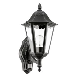 Eglo 93458 venkovní ​​nástěnná lampa se senzorem Navedo 1x60W | E27 | IP44