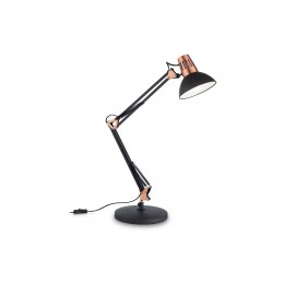 Ideal Lux 061191 stolní lampička Wally Nero 1x40W|E27