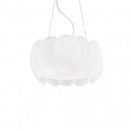 Ideal Lux 074139 lustr Ovalino Bianco 5x60W|E27