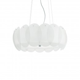 Ideal Lux 090481 lustr Ovalino Bianco 8x60W|E27