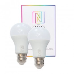Immax Neo 07115B LED sada inteligentních žárovek 2x9W | 2x806lm | RGBW | Zigbee 3.2
