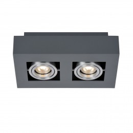 Italux IT8002S2-BK/AL stropní svítidlo Casemiro 2x50W|GU10
