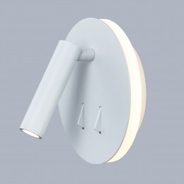 Italux SP.7348-02A-WH LED nástěnná lampička s vypínačem Nemo 1x9W | 720lm | 3200K