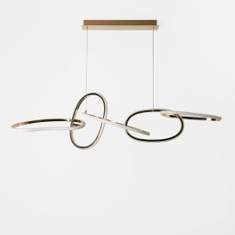 Zuma Line MD7361-5A-EGT LED závěsný lustr CHOLET | 56W integrovaný LED zdroj | 3000K