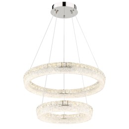 Globo 67387-60 LED závěsné stropní svítidlo LAUREL | 60W integrovaný LED zdroj | 4900lm | 2700-6000